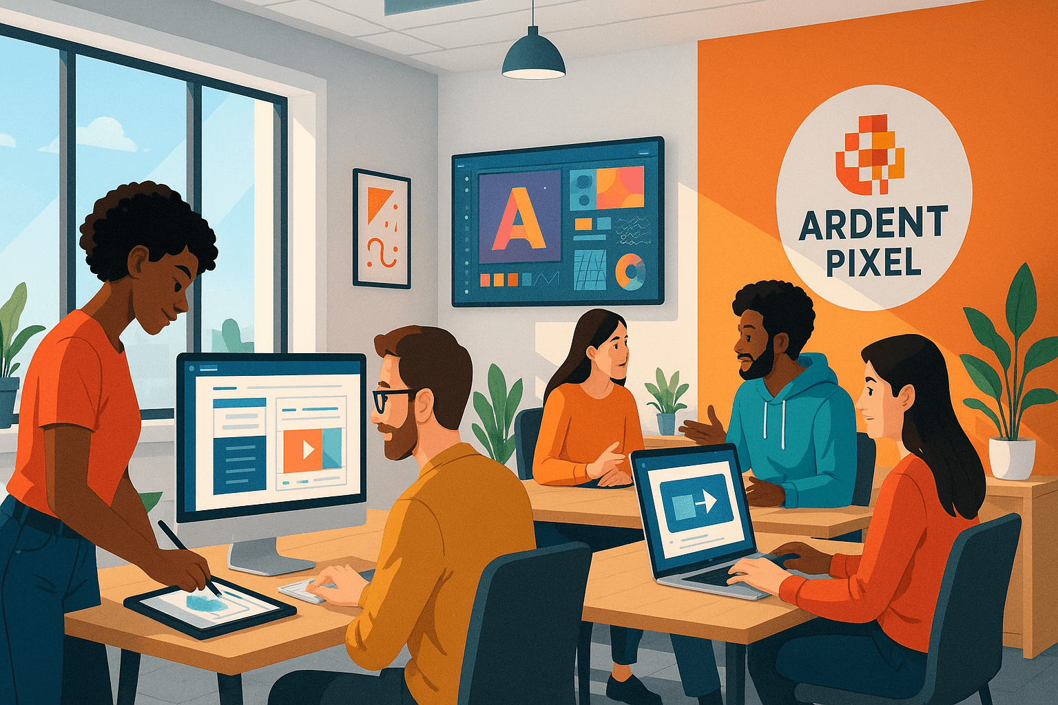 Who We Are - Ardent Pixels Team